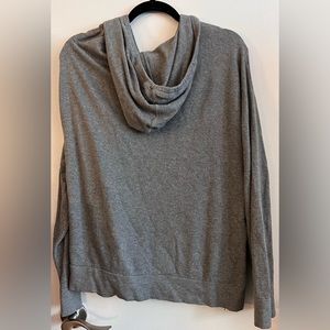 Grey hoodie sweater